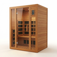 Barcelona 1 to 2 Person Low EMF FAR Infrared Home Sauna — Studio Shot