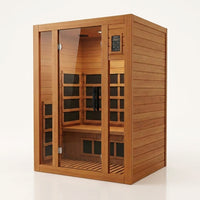 Barcelona 1 to 2 Person Low EMF FAR Infrared Home Sauna — Studio Shot