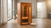 Barcelona 1 to 2 Person Low EMF FAR Infrared Home Sauna — Lifestyle