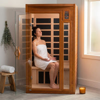 Barcelona 1 to 2 Person Low EMF FAR Infrared Home Sauna — Lifestyle