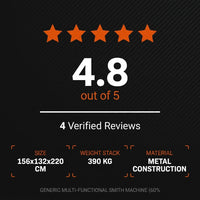 Home Gym Smith Machine Cable Crossover Weightlifting Sports Training — Results & Stats