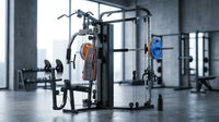 Home Gym Smith Machine with 138LB Weight Stack, Leg Press & LAT Station for Full Body Workouts — Lifestyle