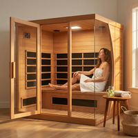 Infrared Sauna Designed for Full Family Use, Canadian Red Cedar, 10 Carbon Heaters, Ultra-Low EMF — Lifestyle