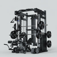 Smith Machine Cable Crossover Built for Full-Body Training, Durable Metal Construction, Home Gym Multi-Function