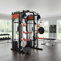 Smith Machine Cable Crossover Built for Full-Body Training, Durable Metal Construction, Home Gym Multi-Function