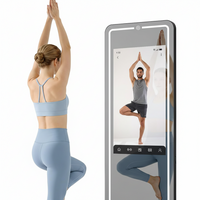 Smart Fitness Mirror Designed for Home Workouts, 32 Inch Touchscreen, No Subscription Fees, Wall Mount