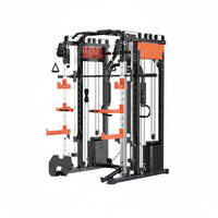 Smith Machine Cable Crossover Built for Full-Body Training, Durable Metal Construction, Home Gym Multi-Function